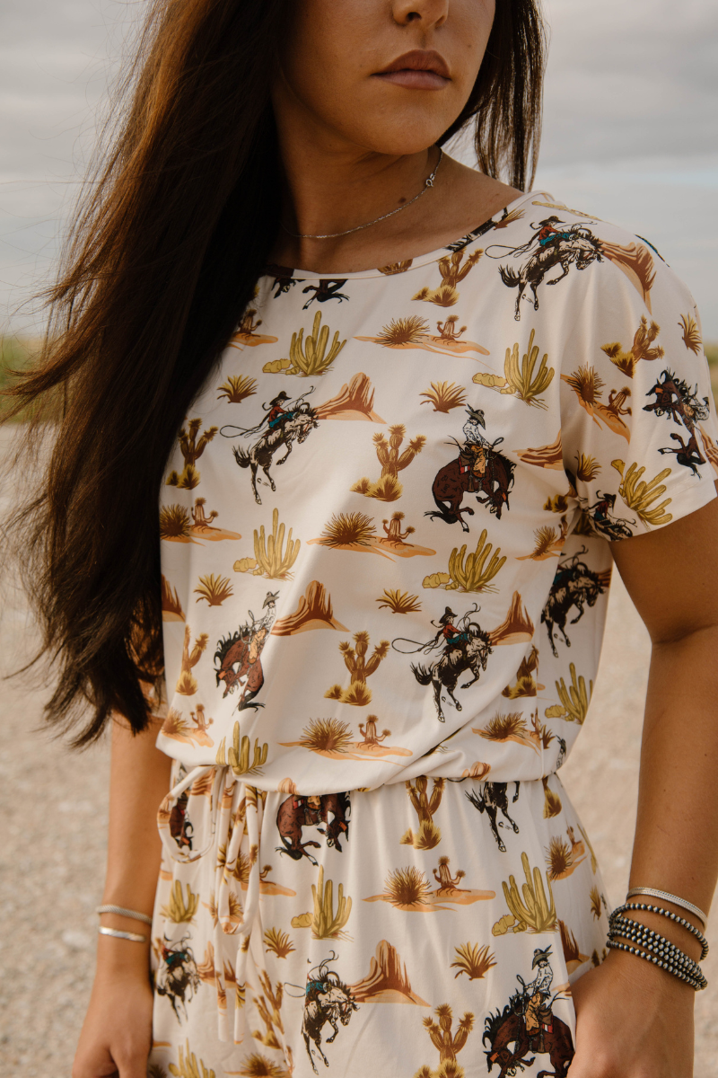 Down In The Desert Romper  Sterling Kreek