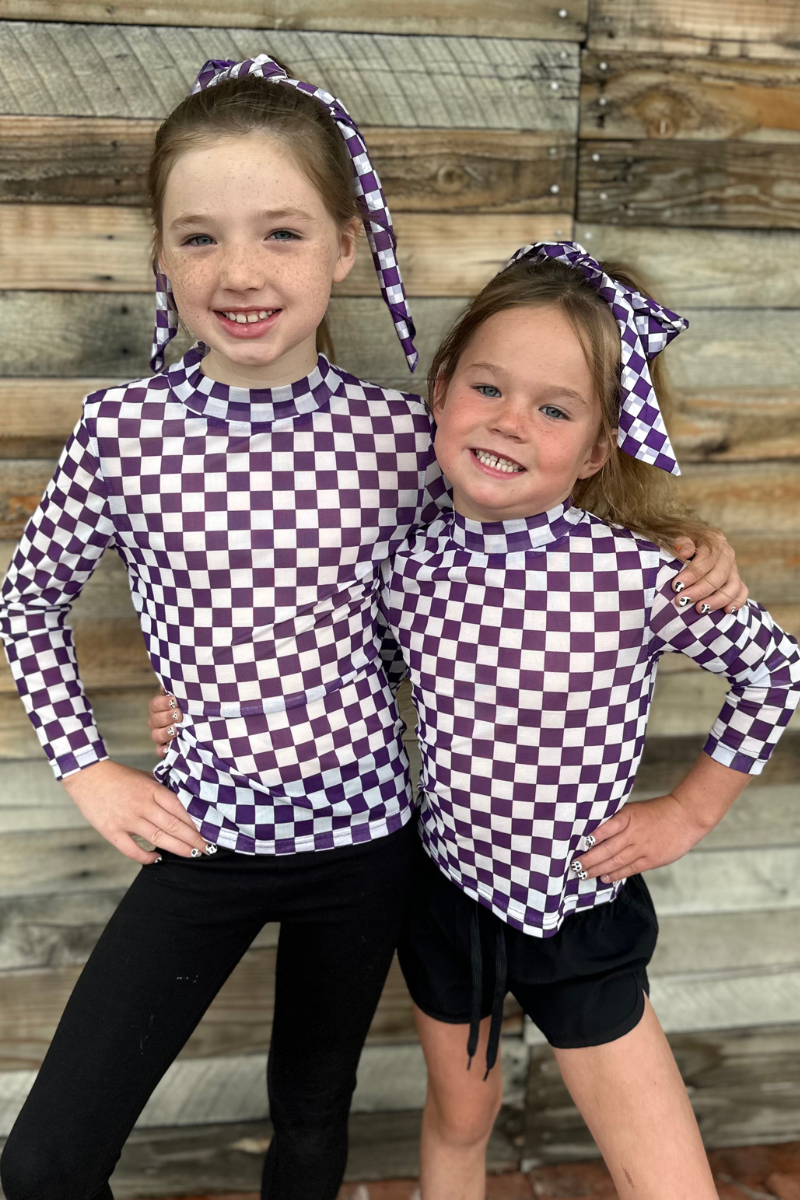 Pep Rally Royal Mesh Top