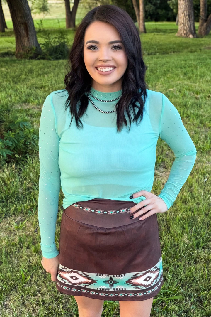 Turquoise Trouble Top