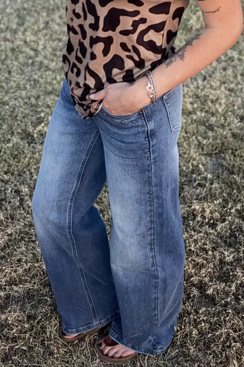 Studded SK Denim