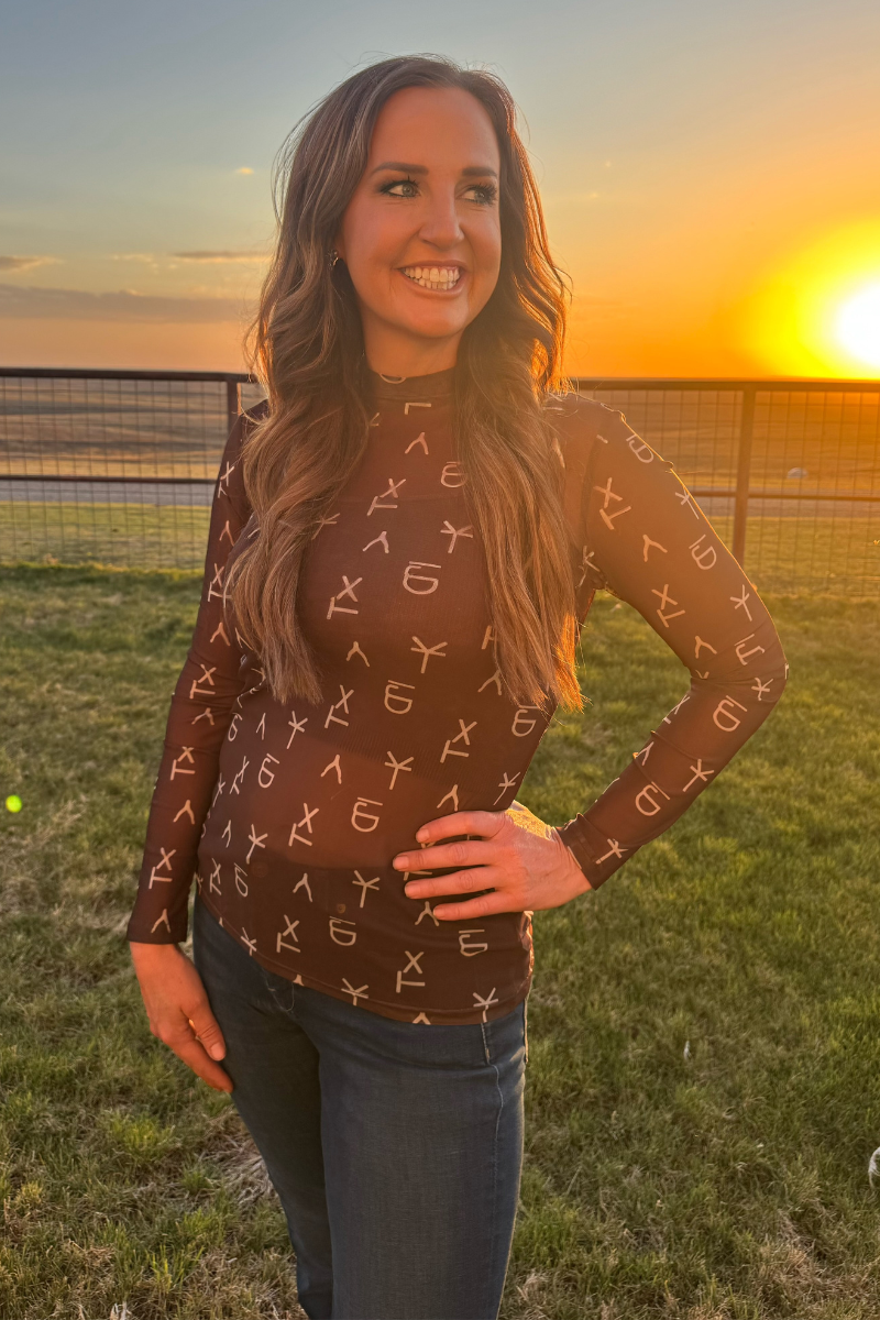 Amarillo By Morning Mesh Top