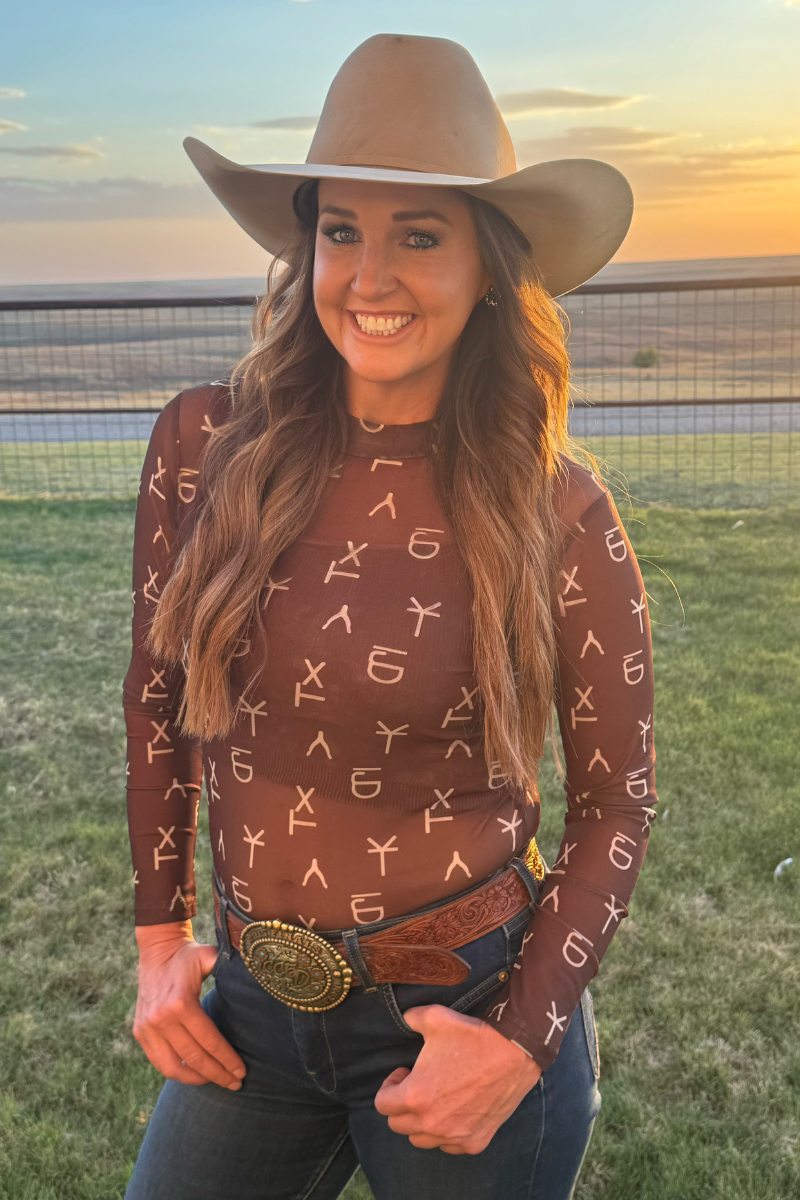 Amarillo By Morning Mesh Top