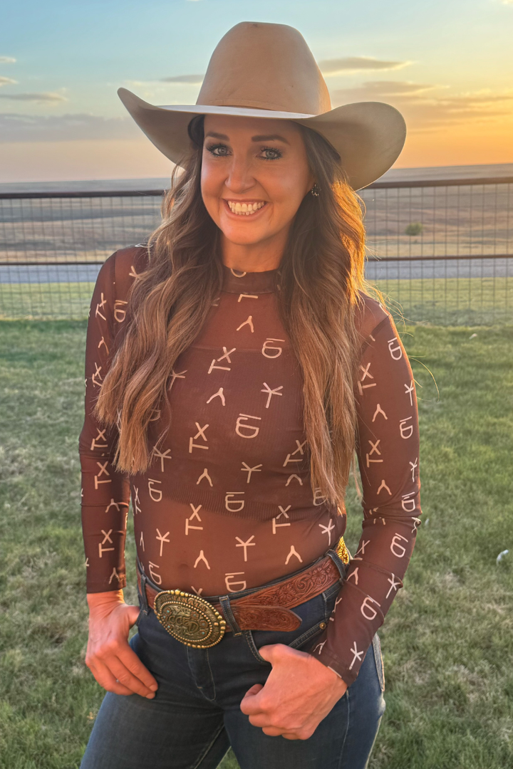 Amarillo By Morning Mesh Top