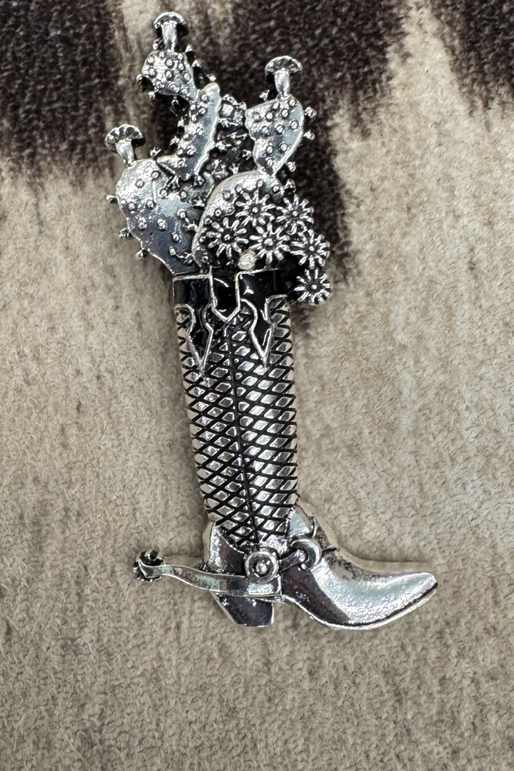 Boots & Blooms Pendant
