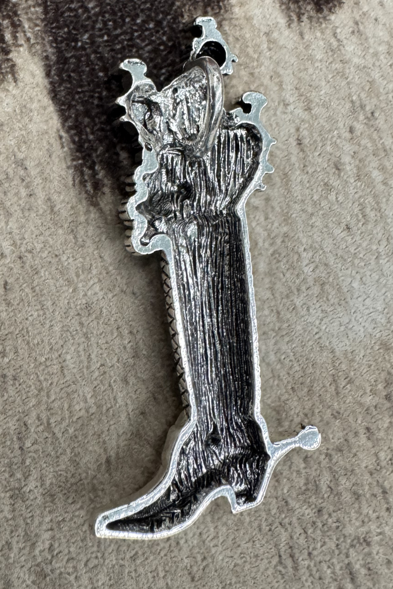 Boots & Blooms Pendant