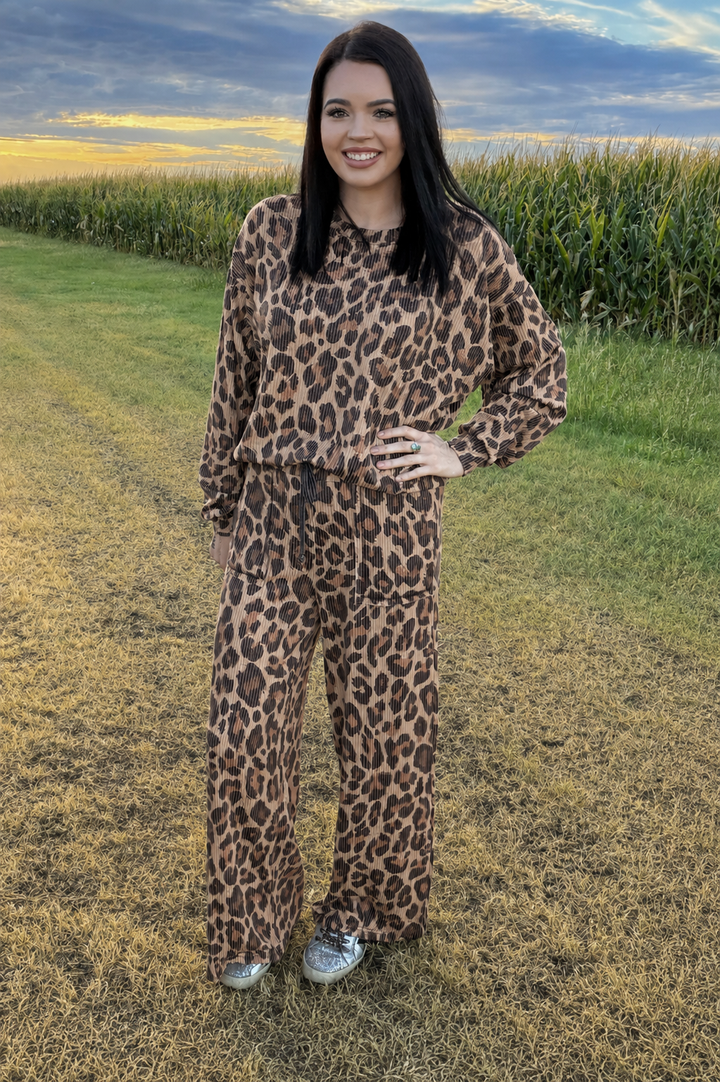 Spotted Wild Sweater Top