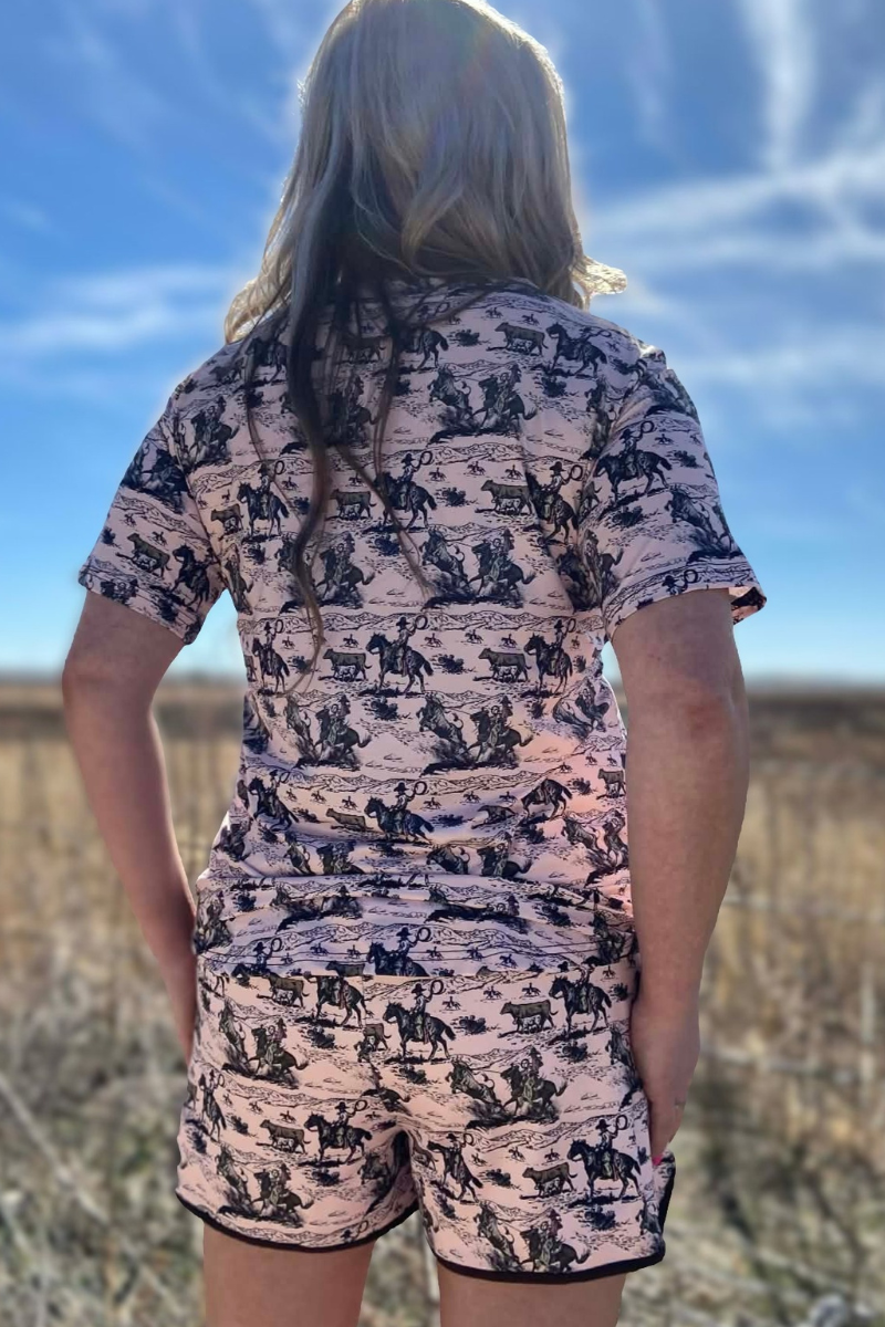 Day Workin Shorts - Blush