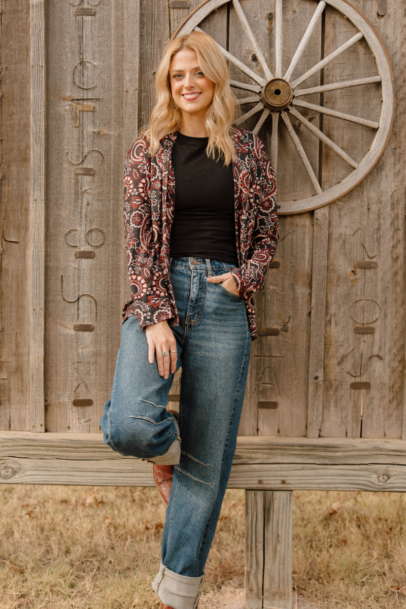 Desert Dahlia Cardigan