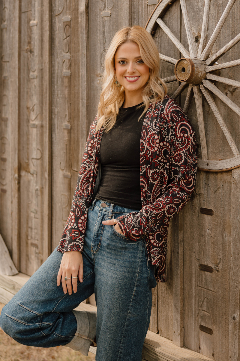 Desert Dahlia Cardigan