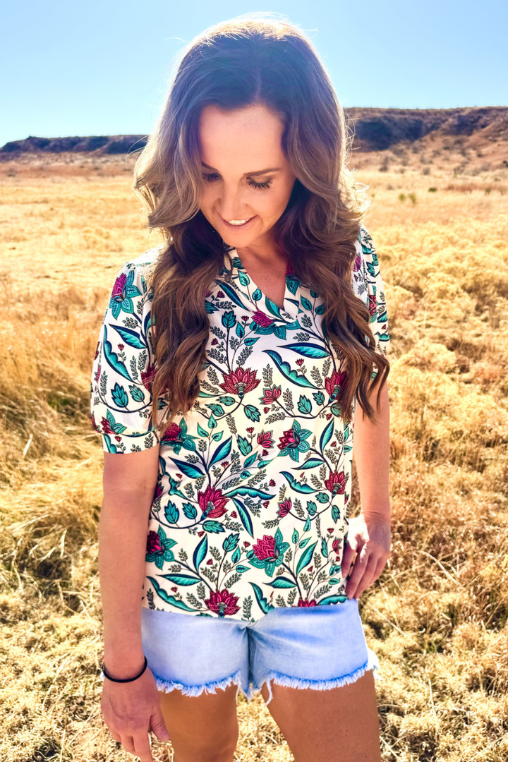 Floral Breeze Top