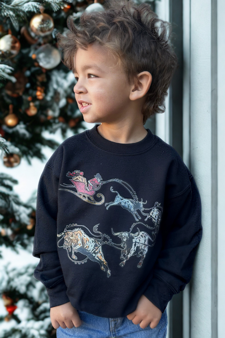 Mini Santa’s Cattle Drive Pullover