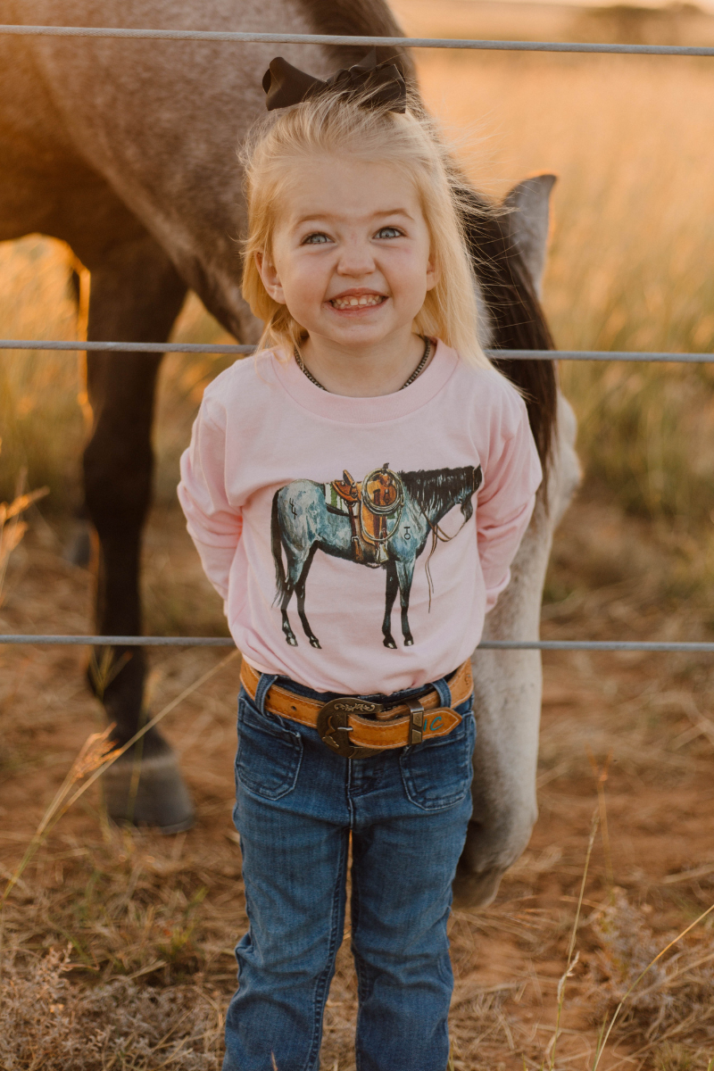 Mini Blu Roan Belle Long Sleeve Tee