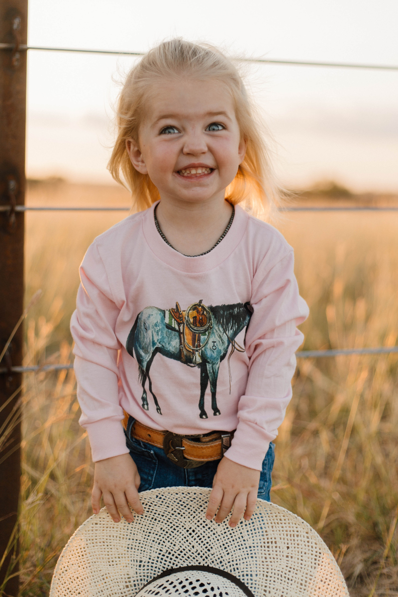 Mini Blu Roan Belle Long Sleeve Tee