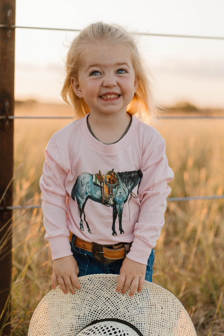 Mini Blu Roan Belle Long Sleeve Tee