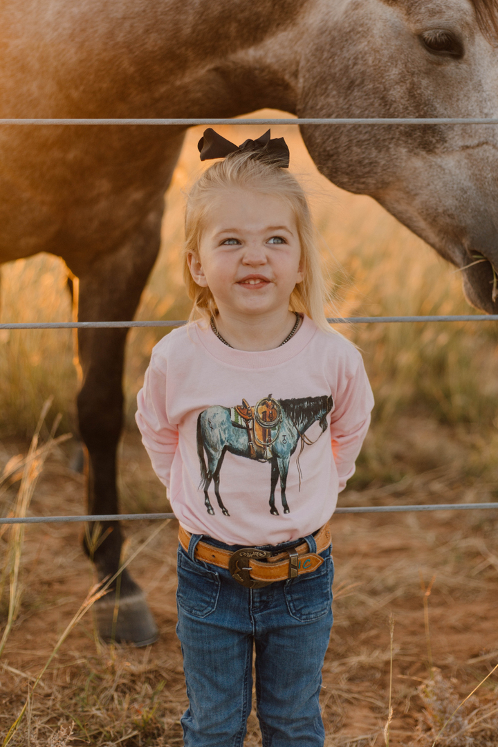 Mini Blu Roan Belle Long Sleeve Tee