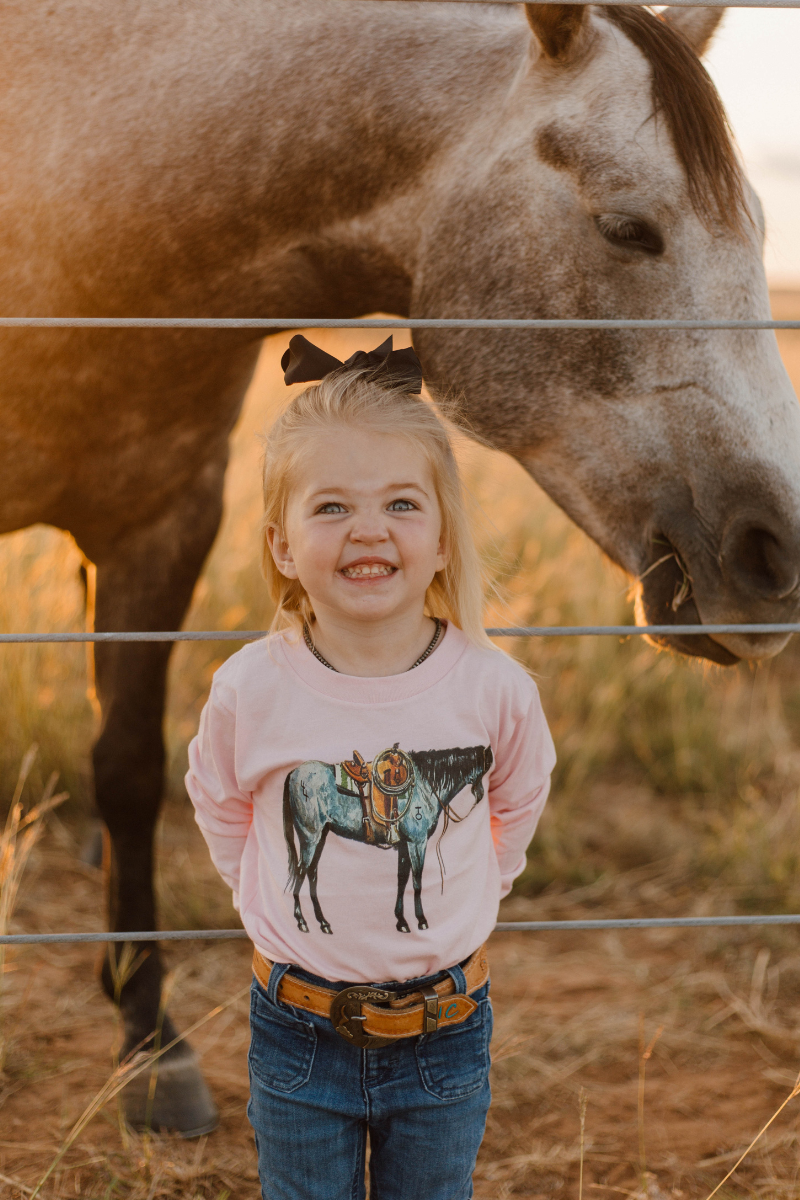 Mini Blu Roan Belle Long Sleeve Tee
