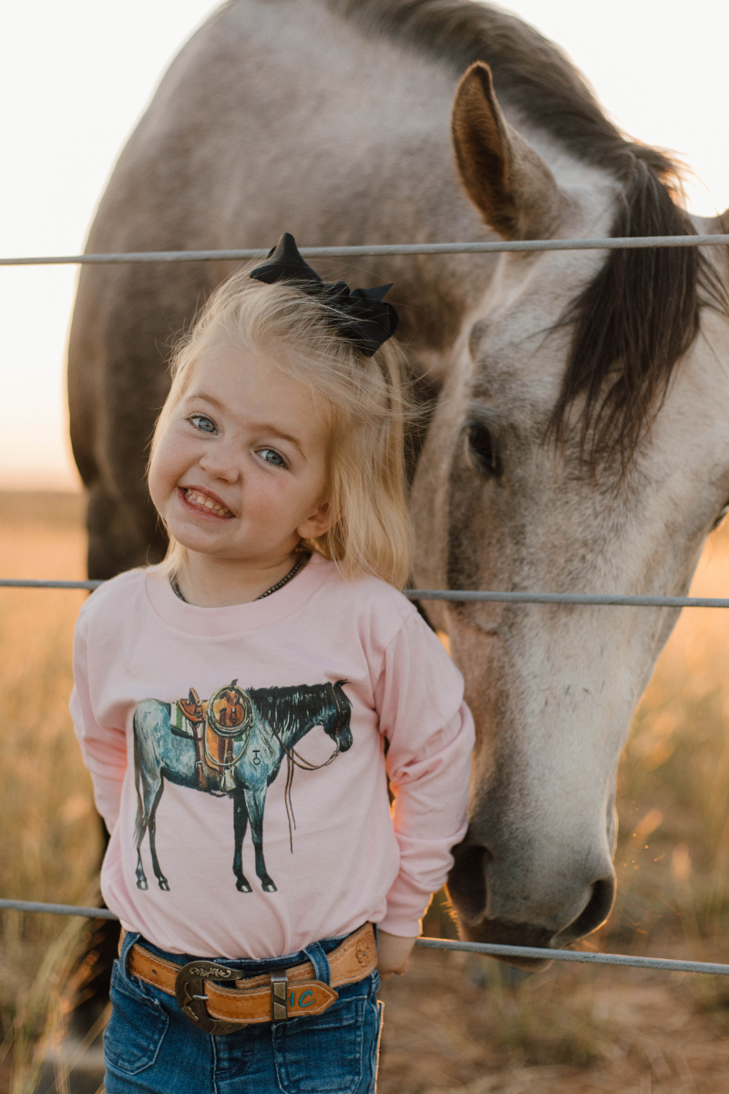 Mini Blu Roan Belle Long Sleeve Tee