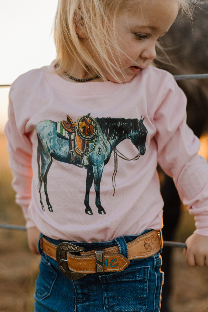Mini Blu Roan Belle Long Sleeve Tee