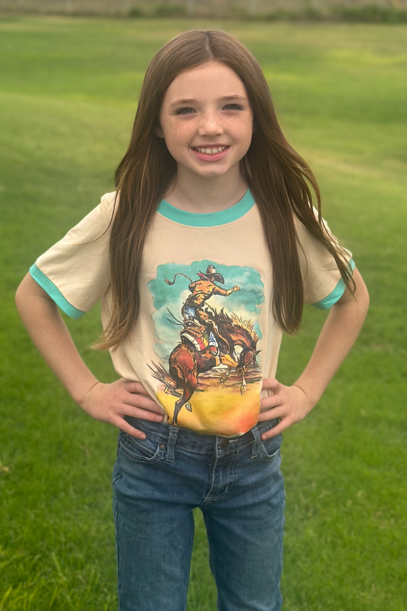 Mini Last Wild Ride Ringer Tee