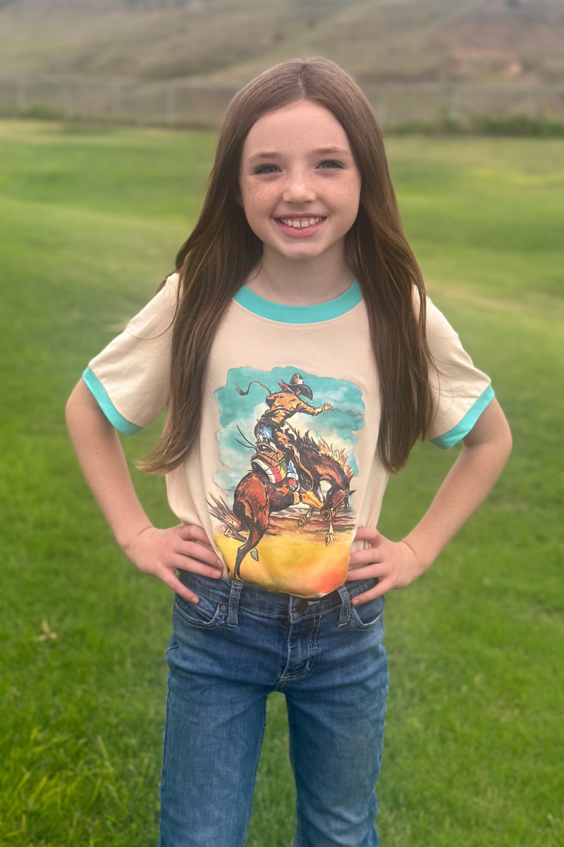 Mini Last Wild Ride Ringer Tee