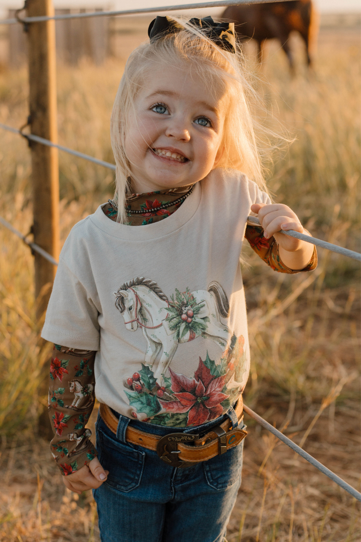 Mini Rockin' Around the Ranch Tee