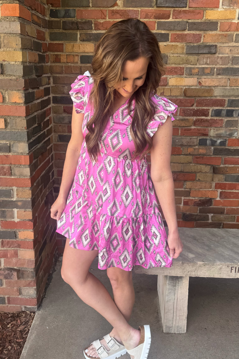 Needed Me Dress Pink