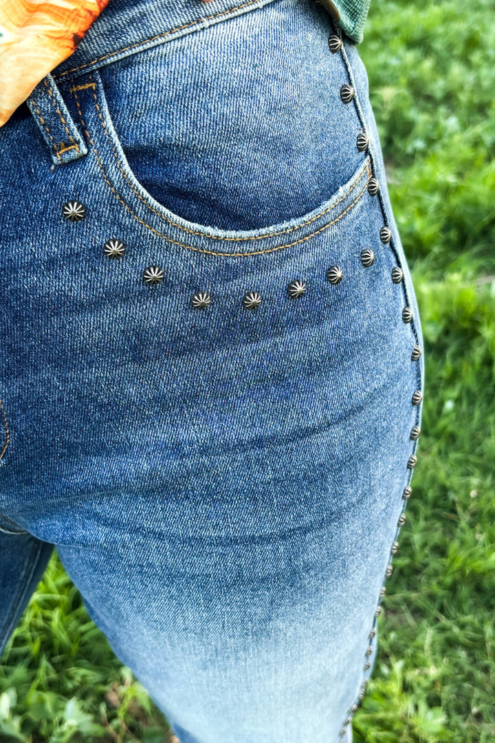 Studded SK Denim