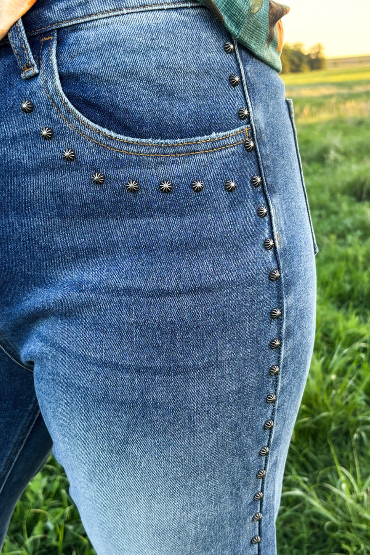 Studded SK Denim