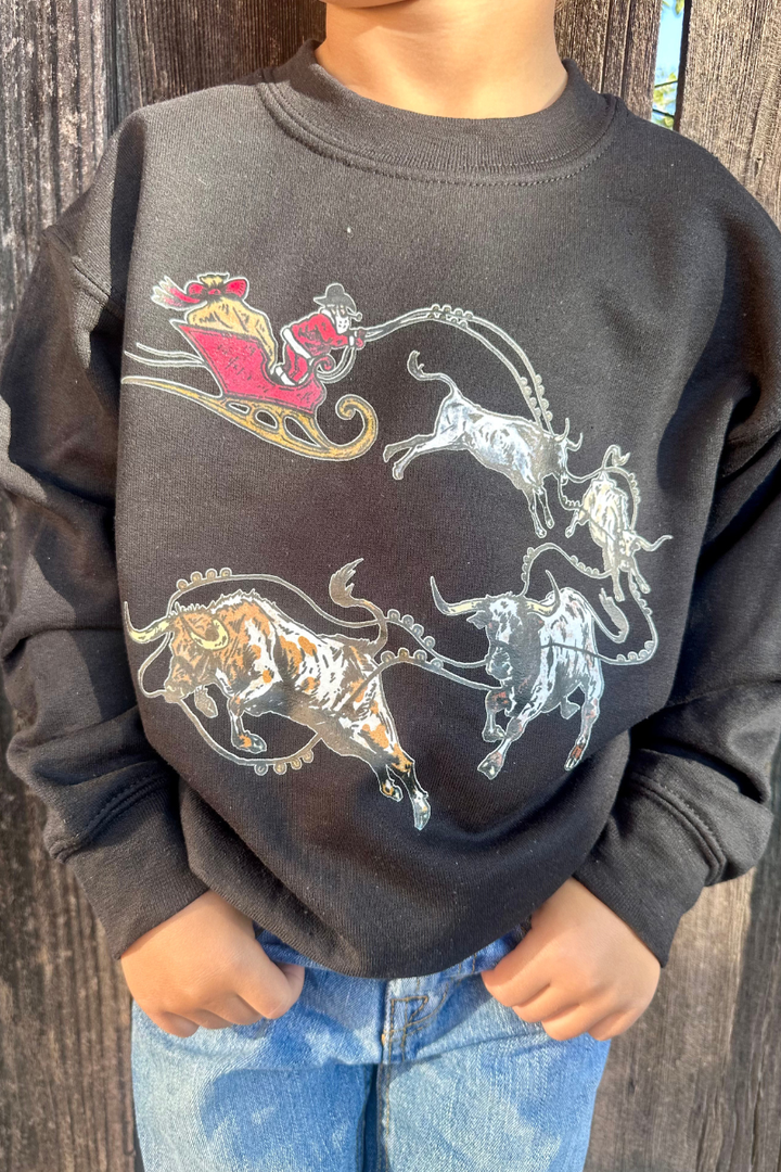 Mini Santa’s Cattle Drive Pullover