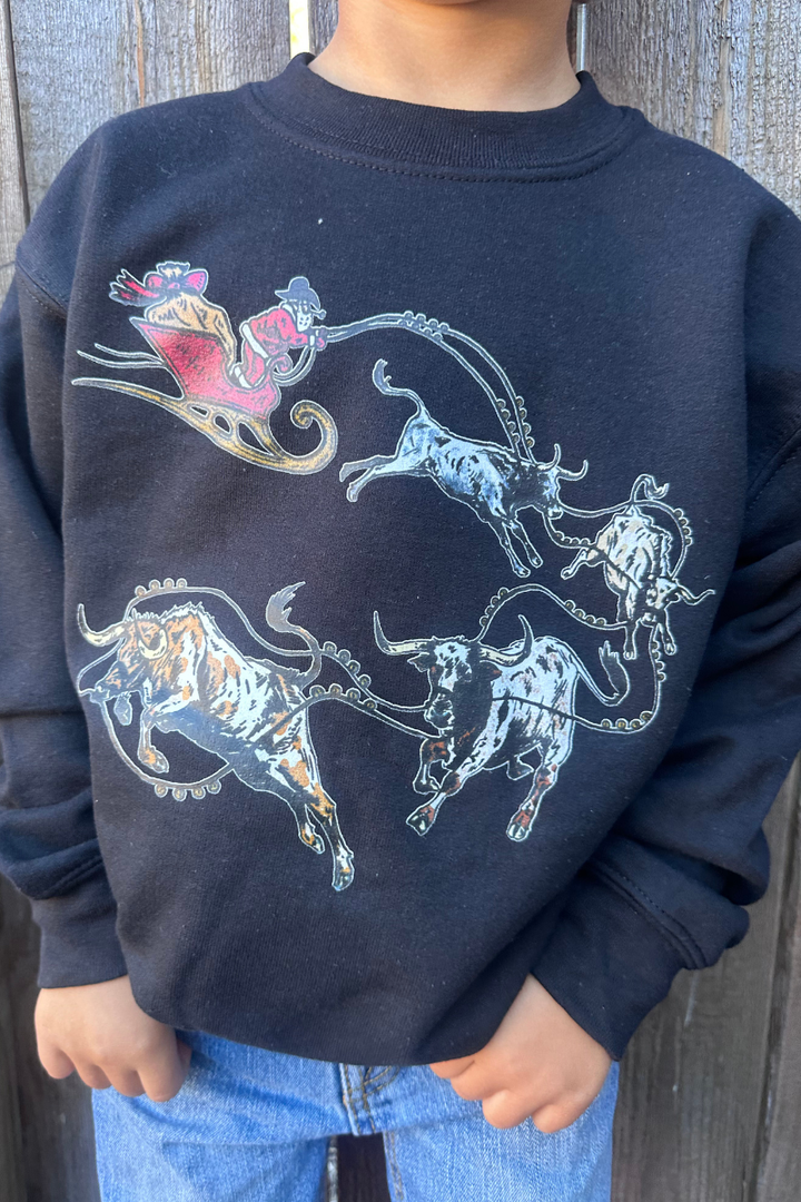 Mini Santa’s Cattle Drive Pullover