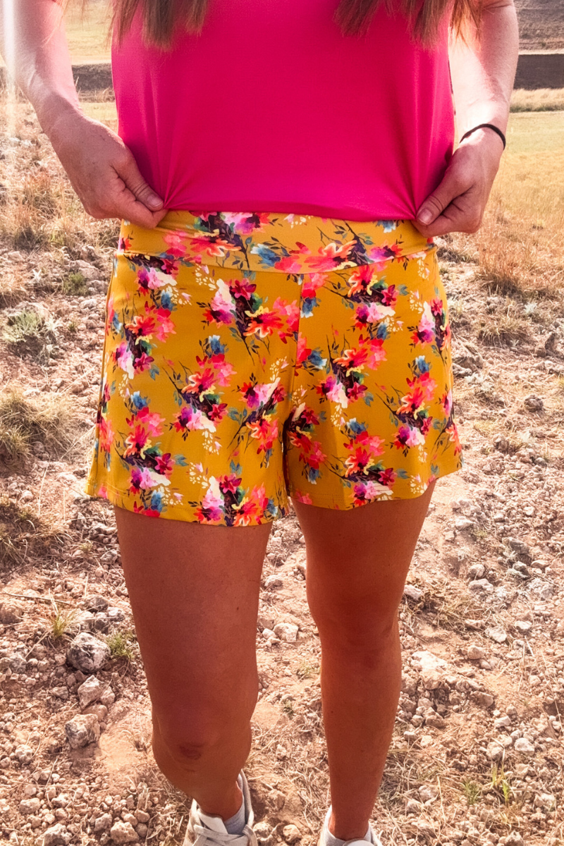 Warm Wildflower Shorts