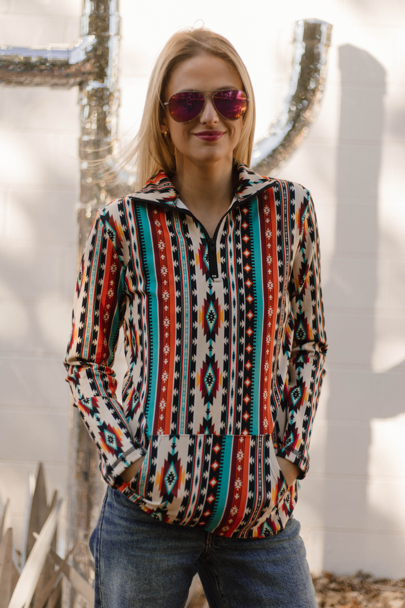 Sunburst Stampede Pullover