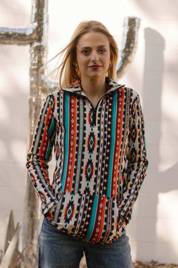 Sunburst Stampede Pullover