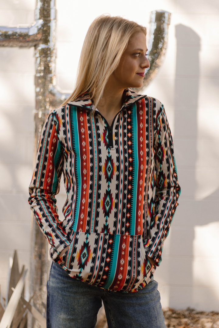 Sunburst Stampede Pullover