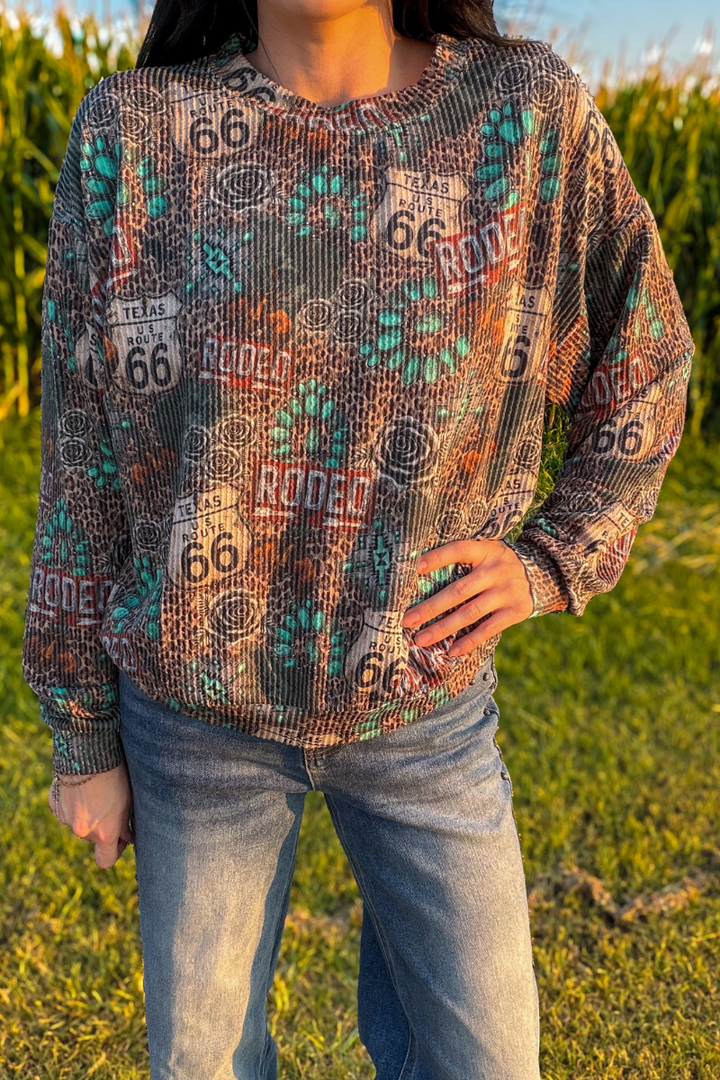Wild Route Sweater Top