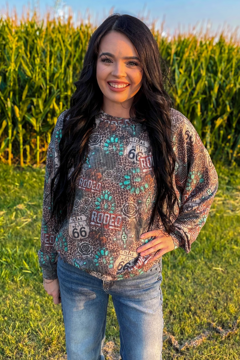 Wild Route Sweater Top