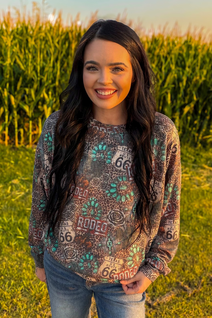 Wild Route Sweater Top