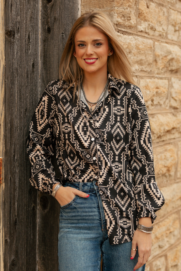 Sundown Smoke Button Up