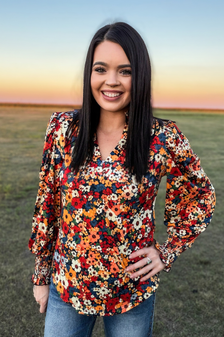 Sunset Garden Top