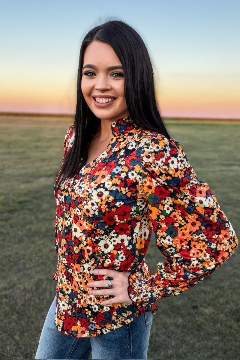 Sunset Garden Top