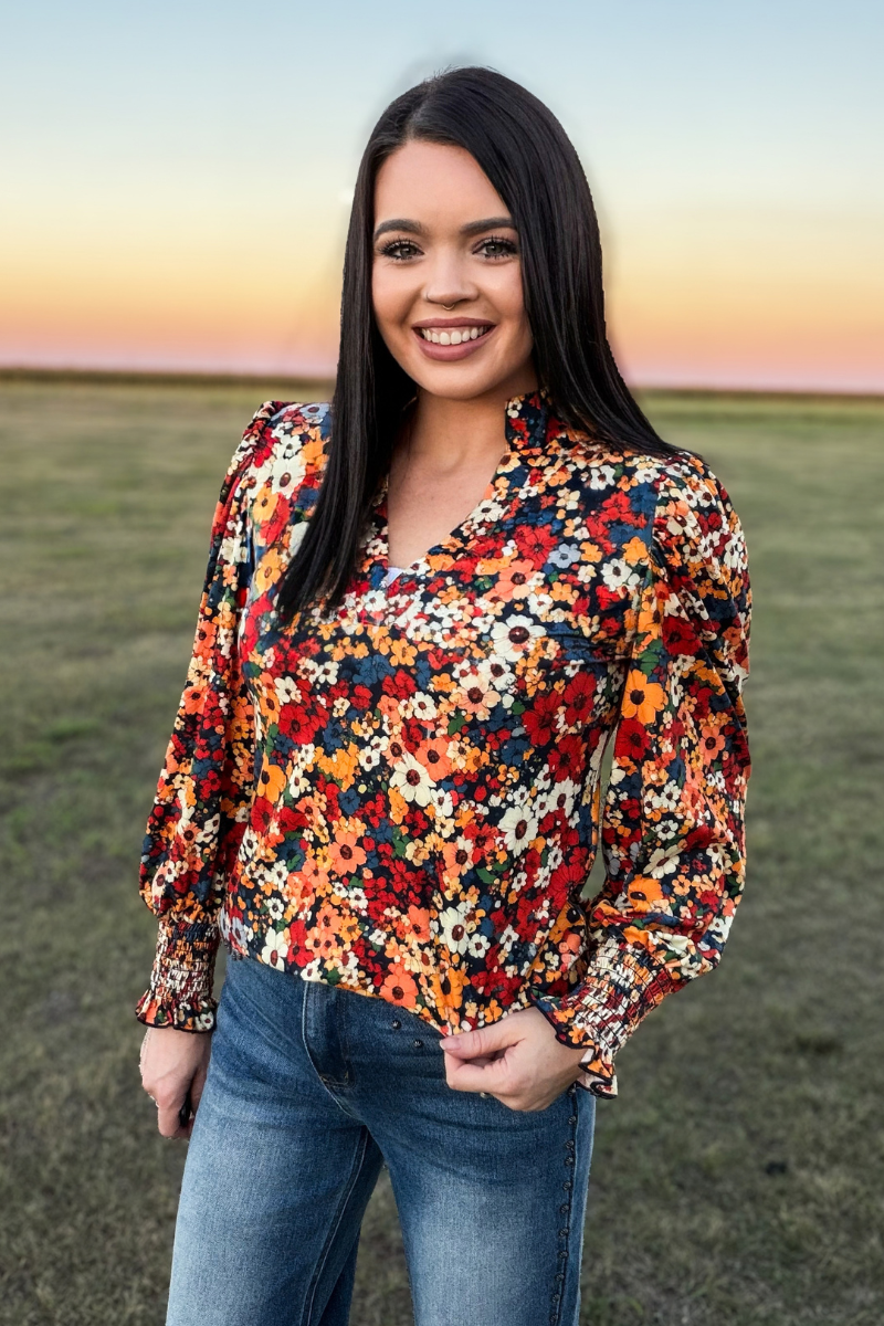 Sunset Garden Top