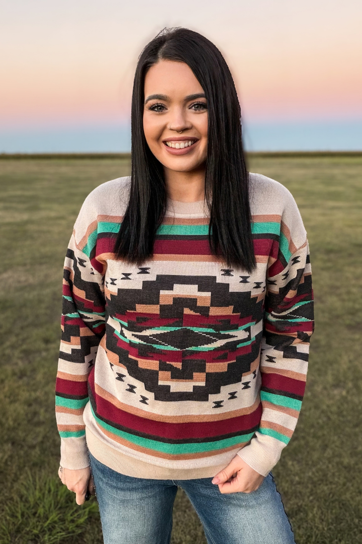 Southwest Sunset Sweater