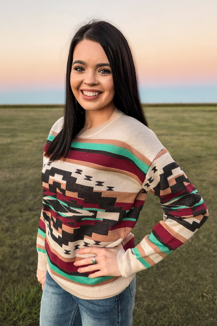 Southwest Sunset Sweater