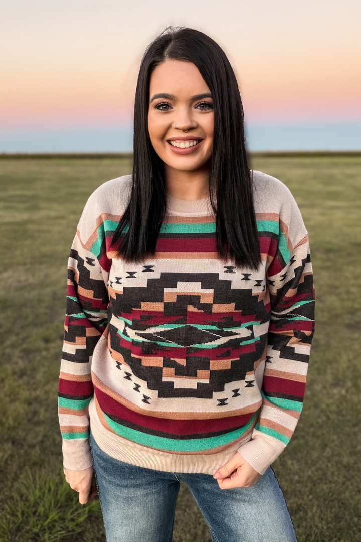 Southwest Sunset Sweater