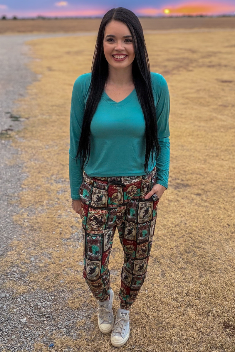 Simple Sterling Long Sleeve - Dusty Teal