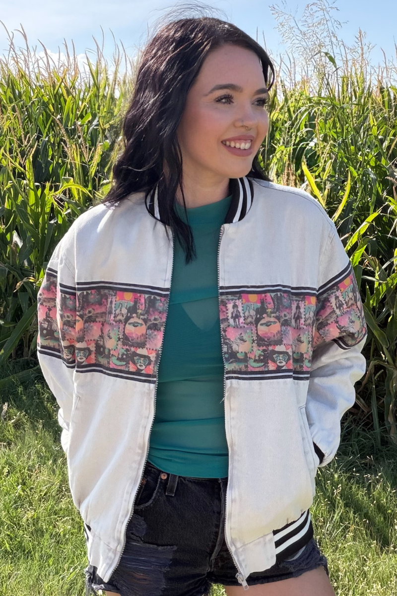 Cosmic Cowgirl Bomber Jacket