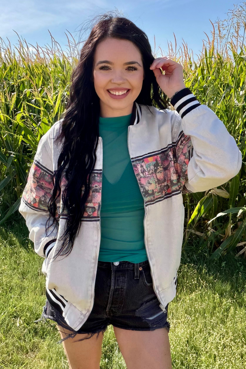 Cosmic Cowgirl Bomber Jacket