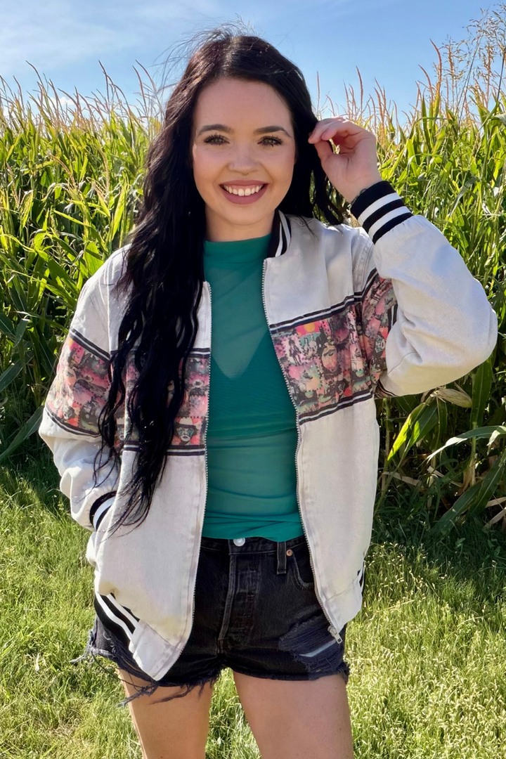 Cosmic Cowgirl Bomber Jacket