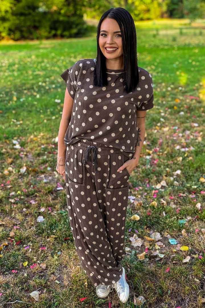 Mocha Dot Pants