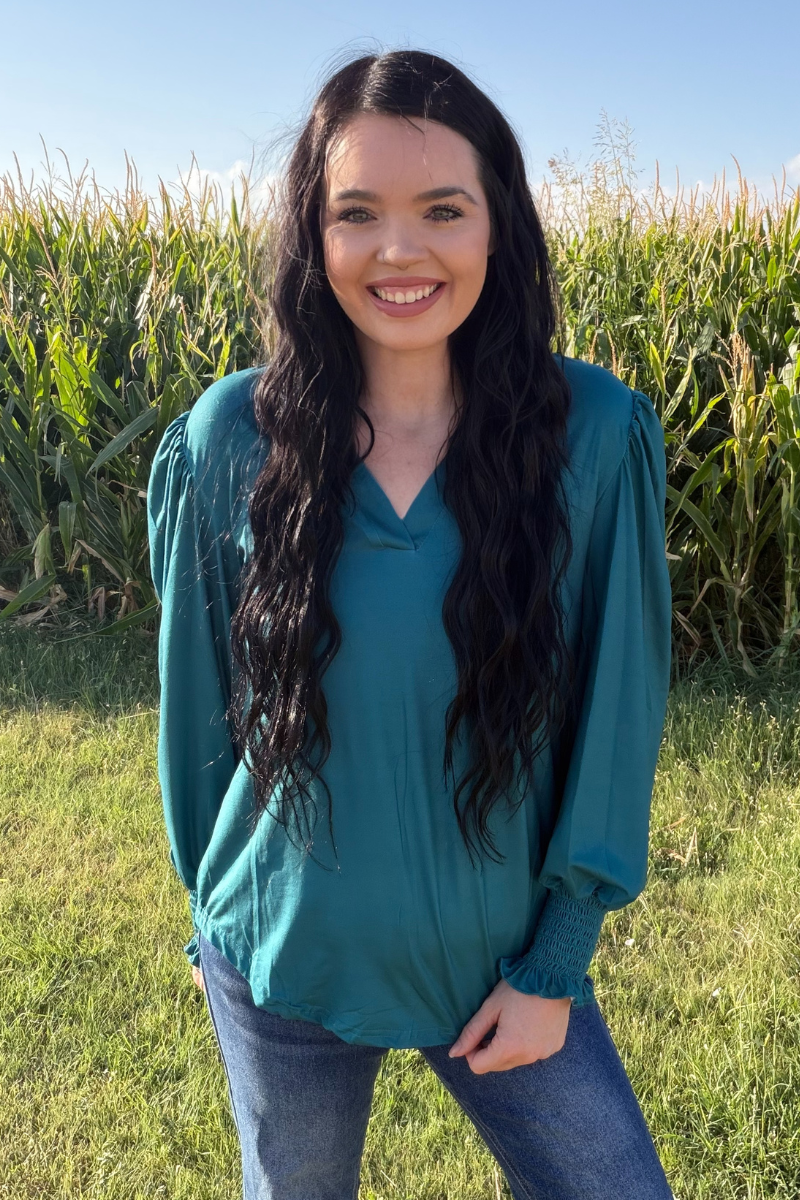 Canyon Call Top - Teal